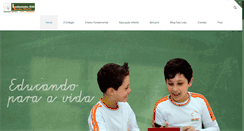 Desktop Screenshot of escolaleaozinho.com.br